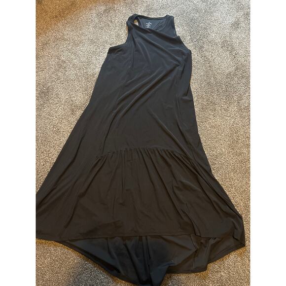 Sweaty Betty Ace Racerback Midi Dress all black - Picture 1 of 2